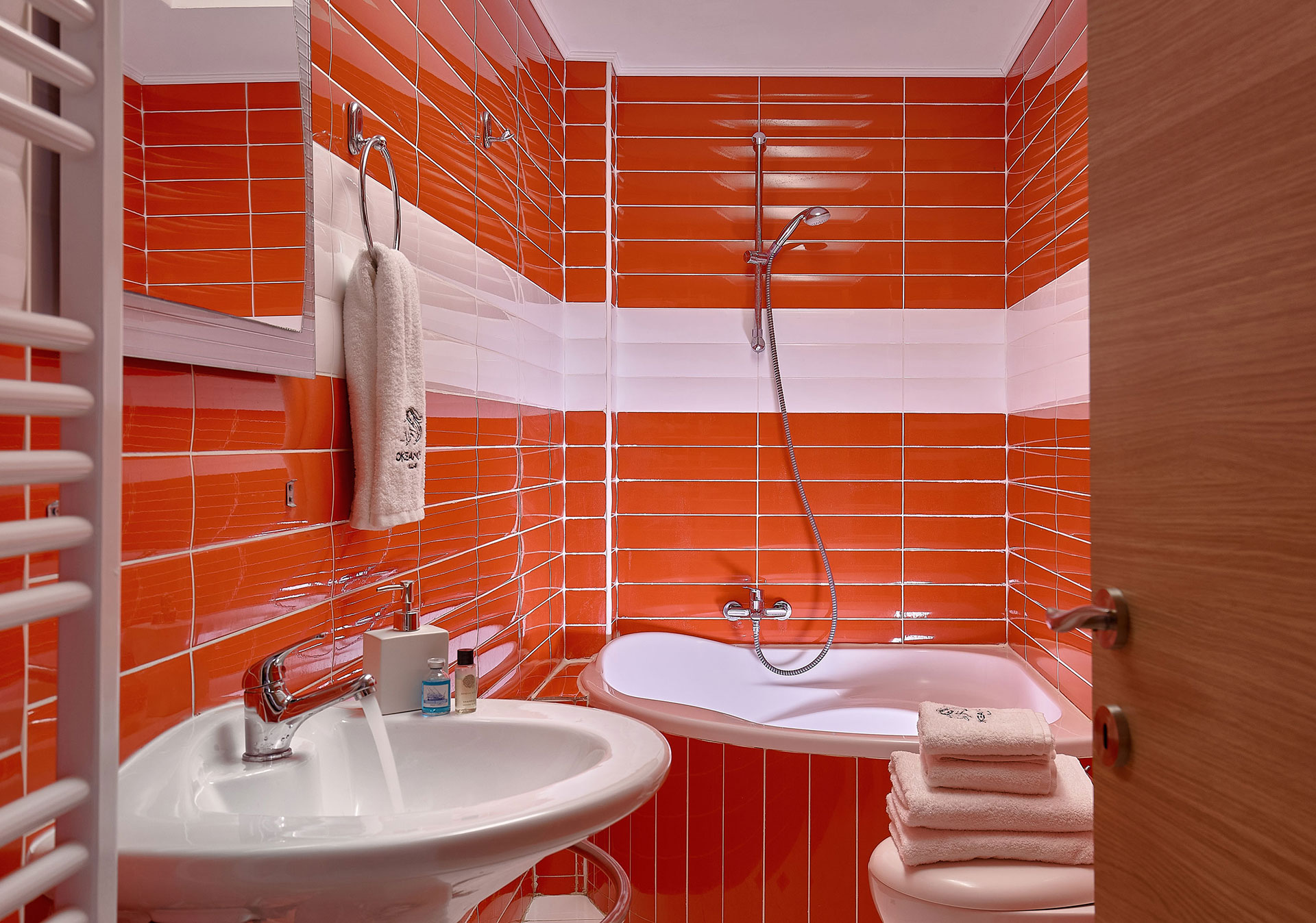 Okeanides Villas Crete Villa Electra bathroom