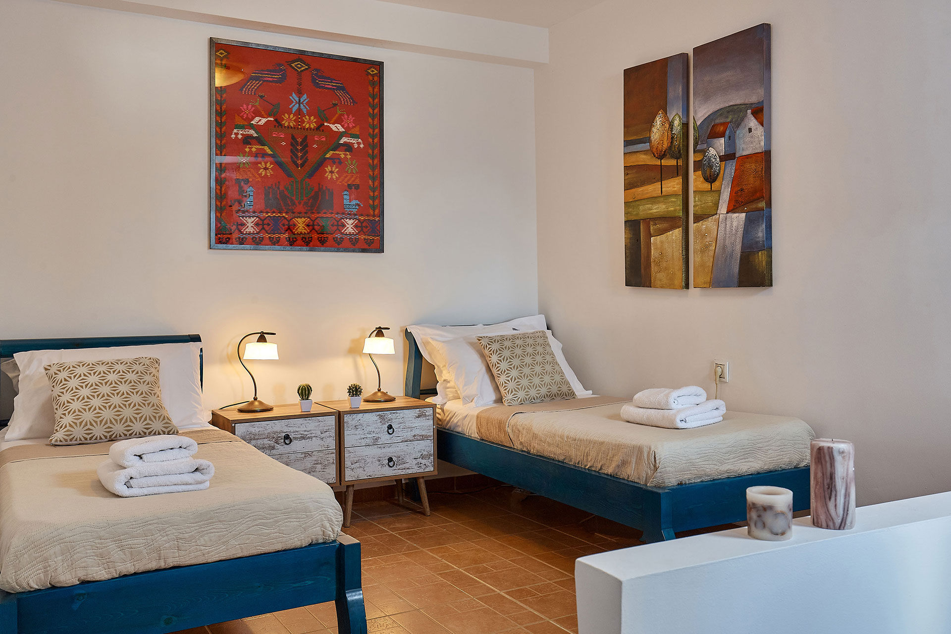 Okeanides Villas Crete Villa Kalypso bedroom