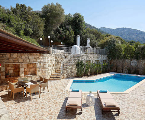 Okeanides Villas Crete Villa Dioni swimming pool