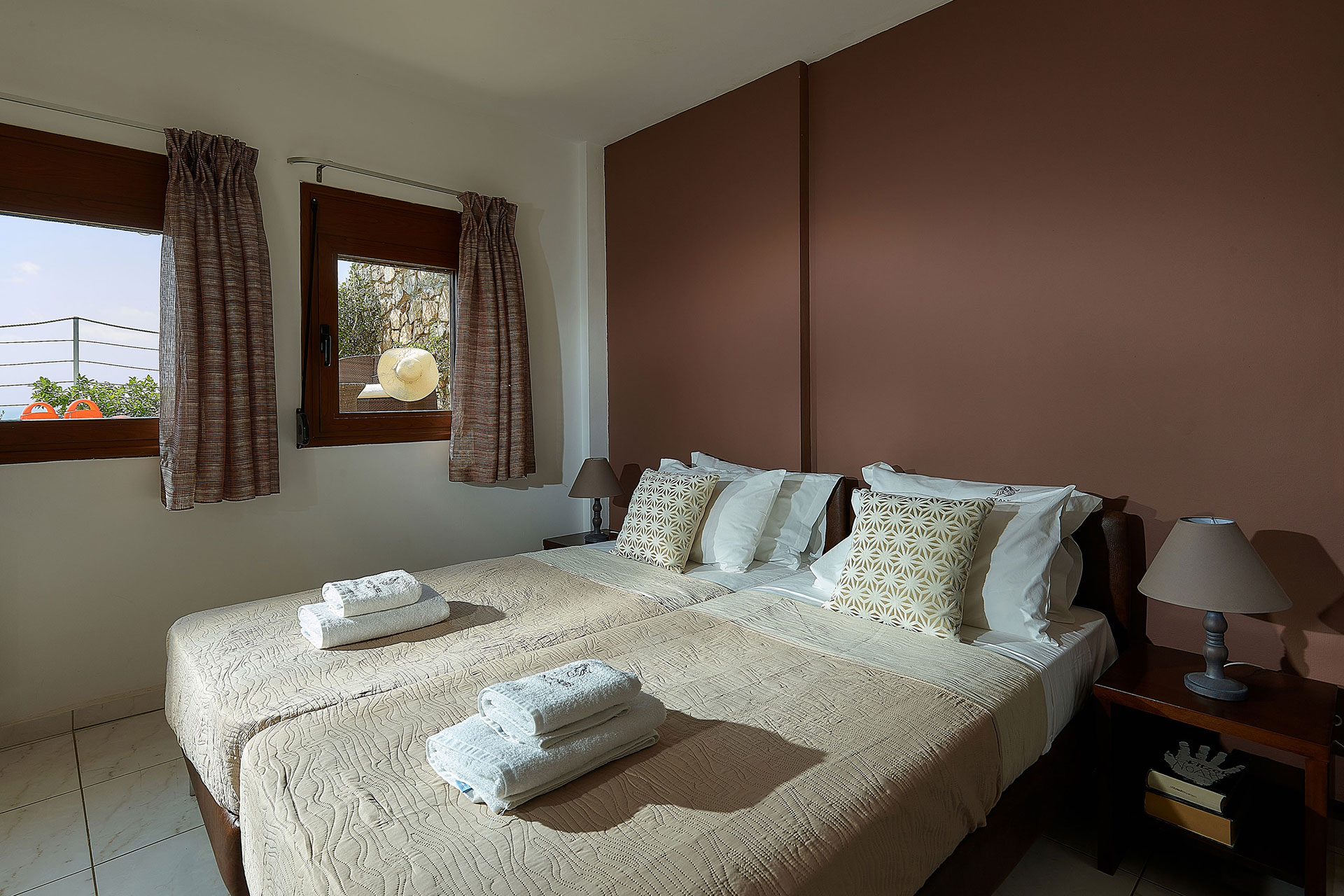 Okeanides Villas Crete Villa Electra bedroom